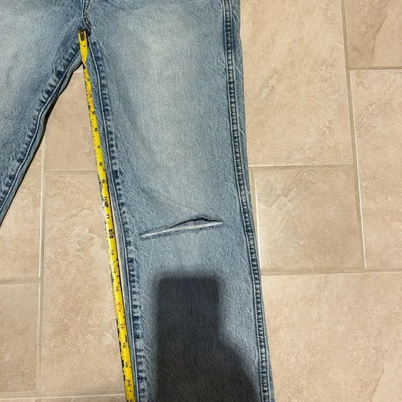 REVICE Light Blue Straight Leg Jeans - Picture 2 of 7